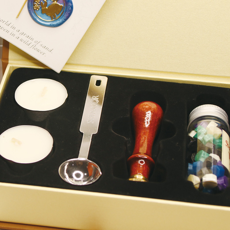 榉木柄瓶装纸盒套装